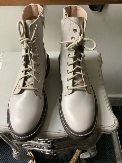 M&S real leather boots, new