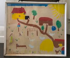 painting - vintage for children's bedroom