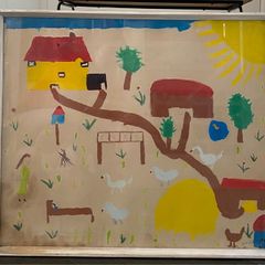 painting - vintage for children's bedroom
