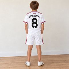 Liverpool szoboszlai 8 26/27Season away kids football kit including matching shirt and shorts