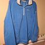womens CRAGHOPPERS fleece Quarter zip top sweater jumper Size UK 14 EU 40 light blue white Image 6