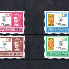 1969 Jersey Independence of Jersey Mail Office Commemorative Stamps Mint Never Hinged (MNH)