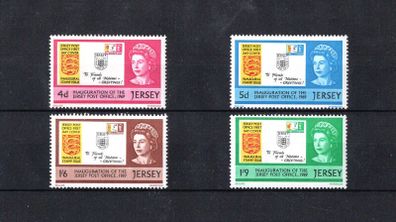 1969 Jersey Independence of Jersey Mail Office Commemorative Stamps Mint Never Hinged (MNH)