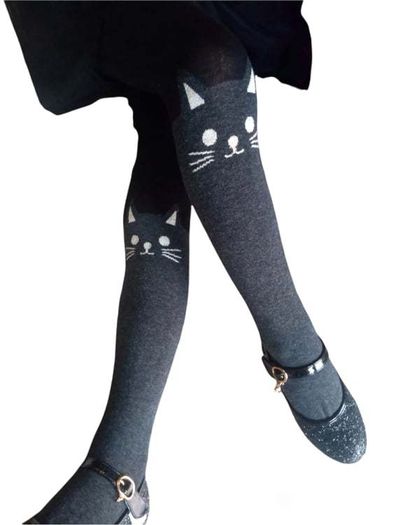 Kitten glitter tights