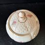 Irish Parian Donegal China Lidded Sugar Bowl "Rose" Image 4
