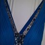 Exclusive Adrianna Papell blue maxi dress size UK8/10 EU36/38 Perfect condition Postage included Image 3