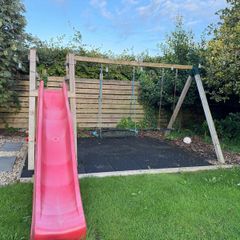 Swing and slide set