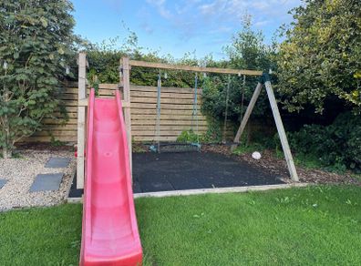 Swing and slide set
