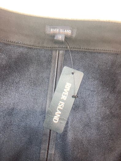 River island faux leather skirt