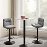 2 x grey bar stools thick padding  FREE DELIVERY Image 3