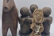 Wooden horse , candle holder  , world greatest mum