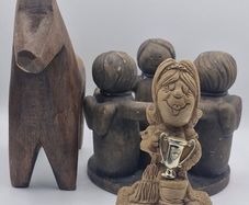 Wooden horse , candle holder  , world greatest mum