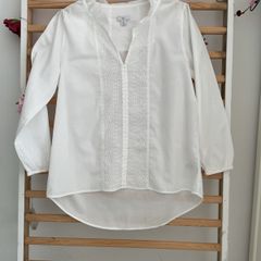 blouse Bnwot gap size 12 100% cotton frilled collar shirt long sleeved