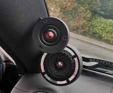 Midrange 10cm + tweeters 65mm with brackets