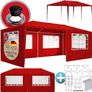 Gazebo 3 x 6 m UV Protection 18 m Roof Eyelets Water-Repellent 6 Side Panels Stable Festival Marquee Party Tent Window Garden Tent Image 3