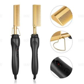 Hot Comb Electric Heating Comb Hair Straightener Comb