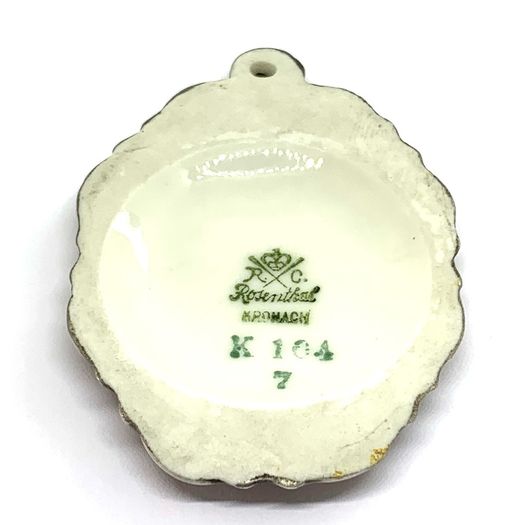 Antique Rosenthal Porcelain Pendant