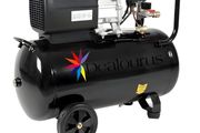 Portable 50L Litre Air Compressor Mobile 9.6CFM 2.5HP &amp; 5 Piece Tool Kit