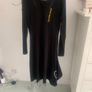 dress Bnwt size large  cotton asymmetrical cotton black dress Image 5