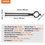Carbon Steel Forge Tongs with A3 Steel Rivets, for Knife Blades, Long Pieces, Circular Forgings, for Beginner and Seasoned Blacksmiths and Bladesmiths Image 6