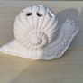 Italian ceramic snail flower holder Image 2