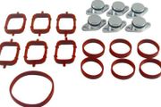 Swirl Flap Delete Kits with Inlet Manifold Kit 6 Valve Cap 22mm + 13 Inlet Gasket 11617790198 for B-M-W M47 E87 E46 E90 E91 E92 E93 E39 E60 E83 E53 11612246945 11612245439