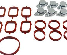 Swirl Flap Delete Kits with Inlet Manifold Kit 6 Valve Cap 22mm + 13 Inlet Gasket 11617790198 for B-M-W M47 E87 E46 E90 E91 E92 E93 E39 E60 E83 E53 11612246945 11612245439