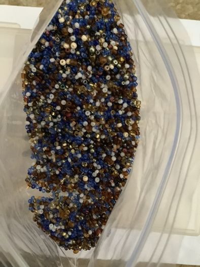 Beads for embroidery or jewellery