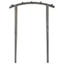 Trellis Arch 150x50x220 cm Grey Impregnated Pinewood Image 2