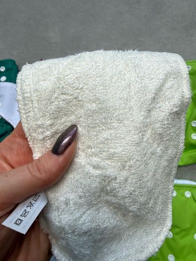 LittleLamb One Size Pocket Nappies 6 with 12 Bamboo Boosters