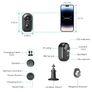 ZUMIMALL True Wireless Outdoor Battery Surveillance Camera WiFi Wireless Surveillance Camera Outdoor / Indoor PIR Motion Sensor 1080P Night Vision IP66 Waterproof Supports 2.4G Wi-Fi Black Image 7