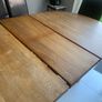 Solid extendable oak table- very good in Image 5