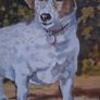 Victor M Mc Curry Jack Russell Oil on Board Image 6