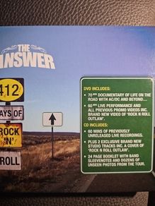 The Answer CD + DVD  - 412 Days Of Rock 'N' Roll