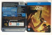 Wanted [2008] James McAvoy, Morgan Freeman, Terence Stamp, Common &amp; Angelina Jolie [Blu-ray Movie STEELBOOK]