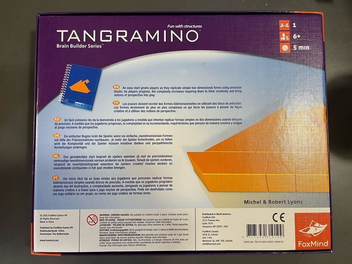 Tangramino puzzle game