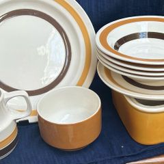Carrigaline  Pottery Coleen  plates/jug/bowls etc