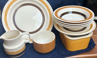 Carrigaline  Pottery Coleen  plates/jug/bowls etc
