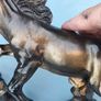 Two Polystone Decorative Horses Image 5