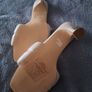 Shoes/Ladies Beige Peeptoe .. Size: 4 UK Image 7