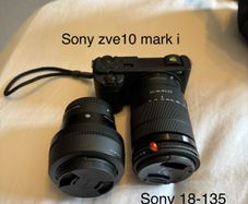 sony ZV-E10 mark I + Sigma 30mm + Sony 18-135