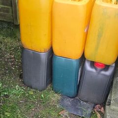 used engine oil in 20l drums