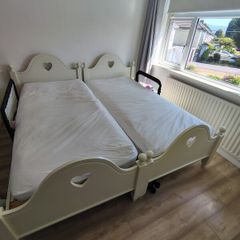 2 x child beds with mattresses