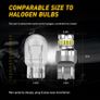 2pcs T20 W21/5W 7443 7440 LED Canbus Light DRL LED Bulbs 12V 6500K White Super Bright 3030 4014 SMD Image 2