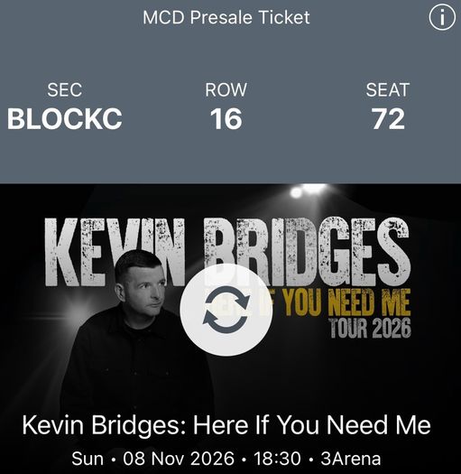 Kevin Bridges Nov 8th