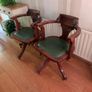 Antique Captain's Chairs Image 4