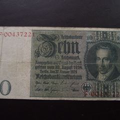 Germany. Reichsbanknote. 10 Mark (1945)