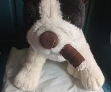 Rare vintage Russ boston terrier stuffed toy