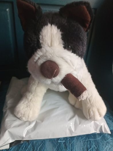 Rare vintage Russ boston terrier stuffed toy