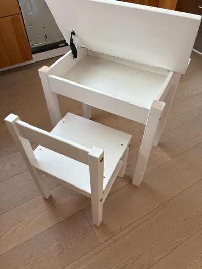 Child's desk and chair